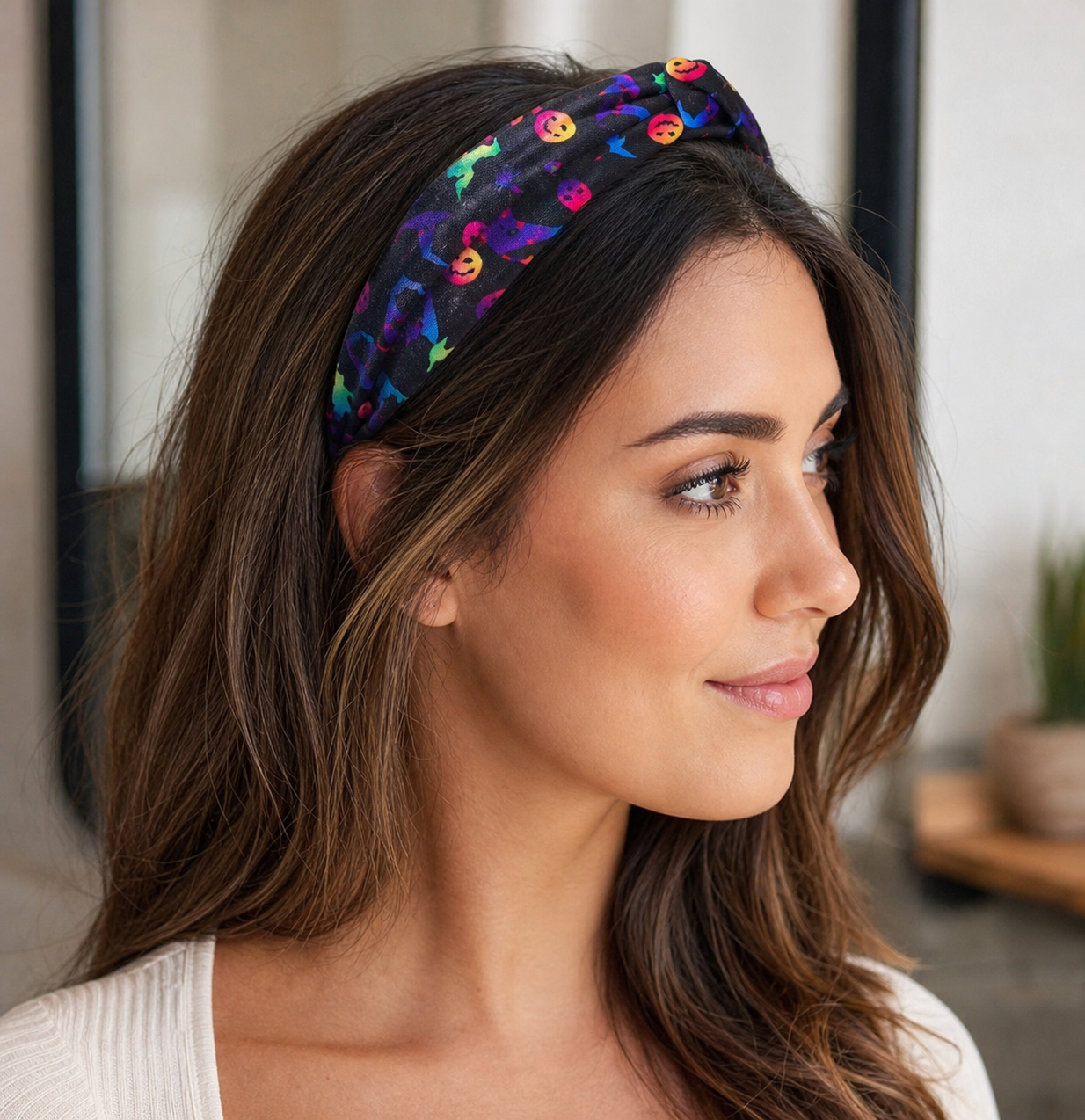 Colorful Abstract Patterned Hair Accessory Headband,Studio7Fashion