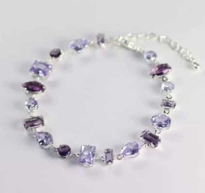 Amethyst Mosaic Bracelet