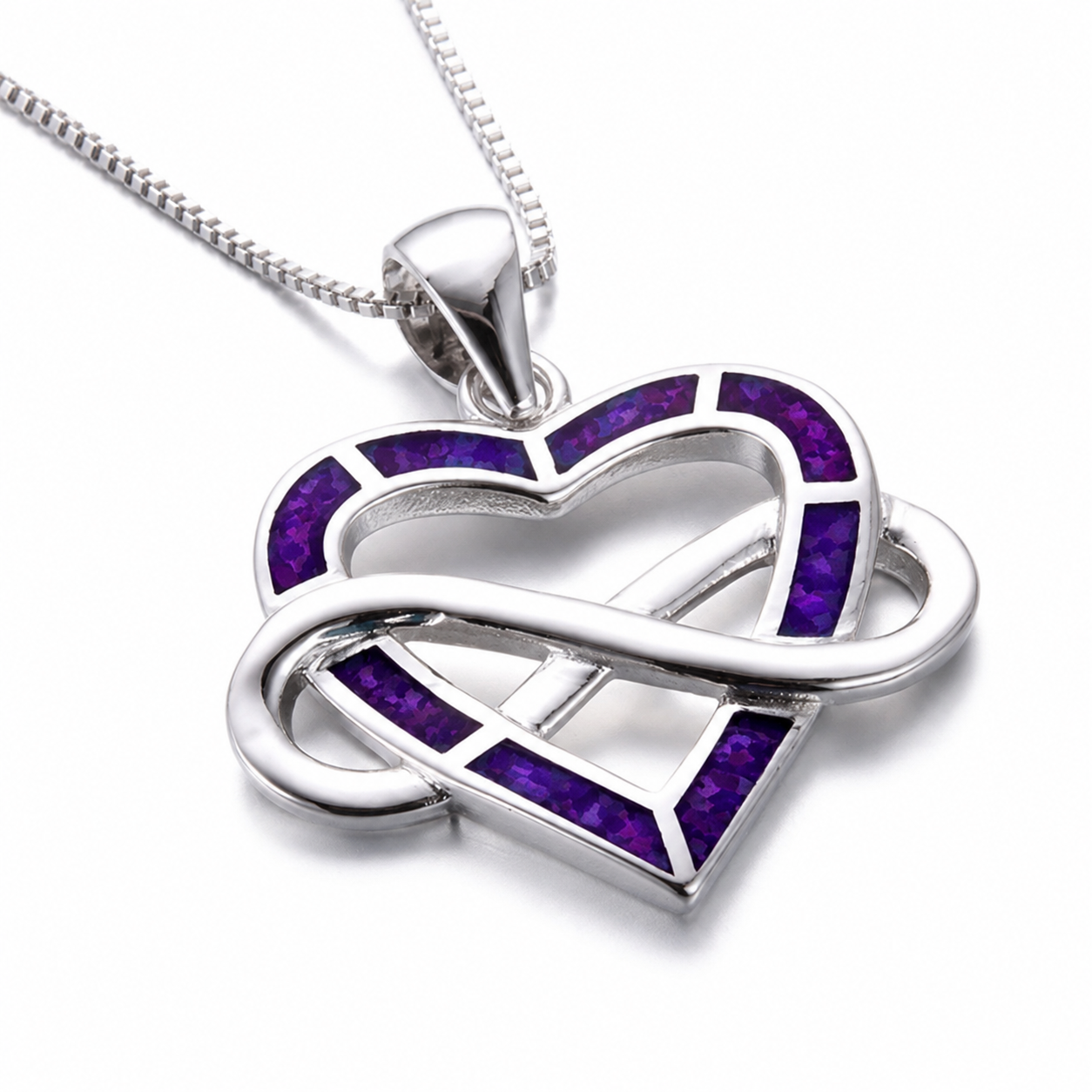 Amethyst Love Necklace