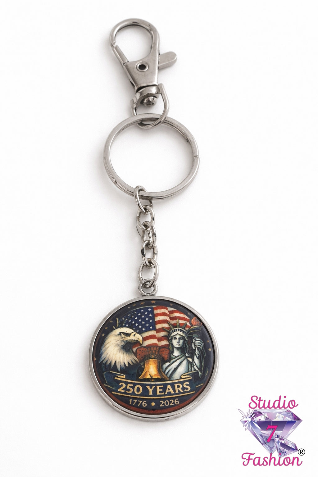 America’s 250th Anniversary Commemorative Keychain – Studio7Fashion Shop