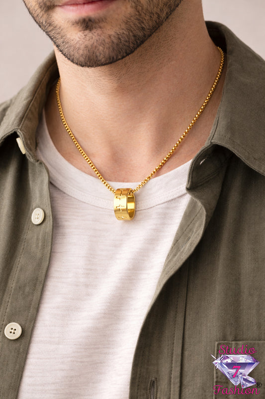 The Infinite Cross Core Necklace Gold
