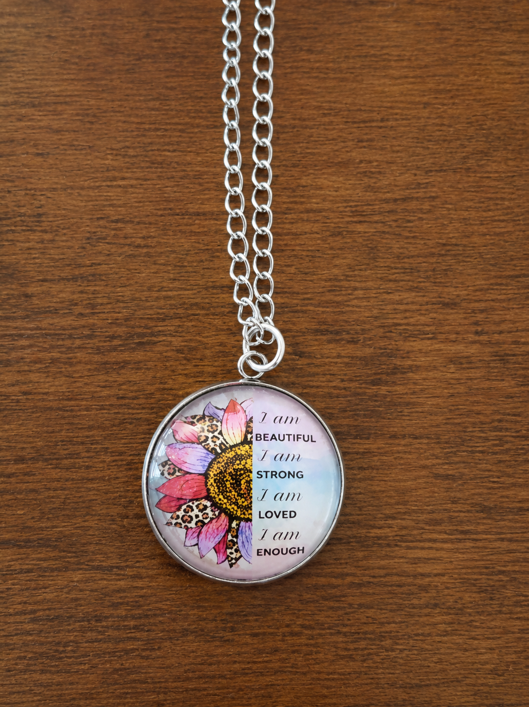 I Am Enough Inspirational Necklace