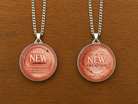 Made New Scripture Necklace