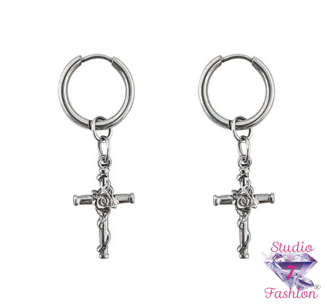 Thorn and Rose Earrings