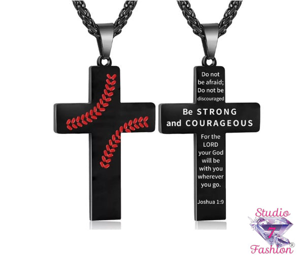 Courageous Diamond Disciple Cross Necklace