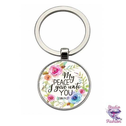 The Pathway of Peace Keychain