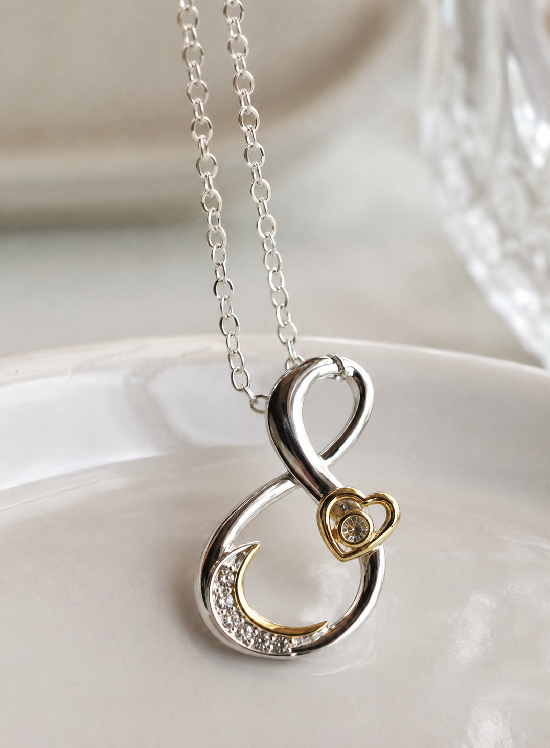 Infinite Love Heart Necklace