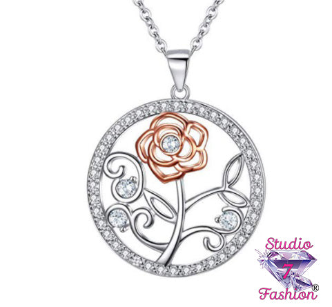 Rose Garden Halo Necklace