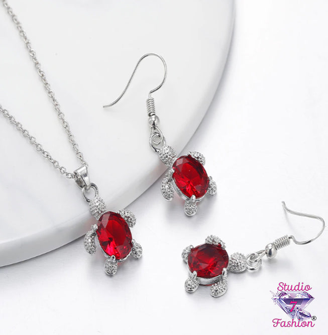 Ruby Turtle Family Set