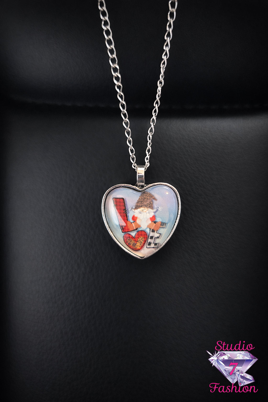 Whimsical LOVE Heart Necklace
