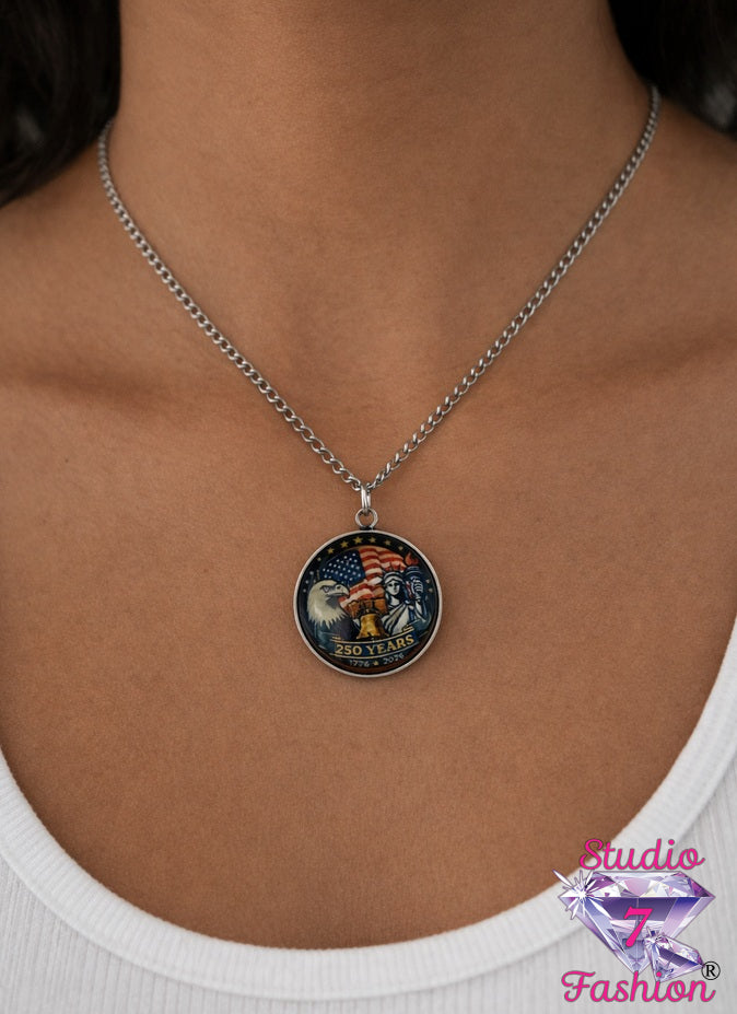 The Liberty Bell Landmark Medallion Necklace