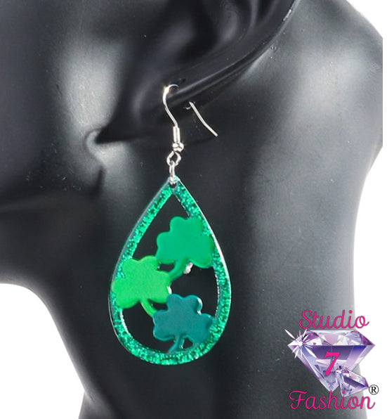 Shamrock Glitz Earrings
