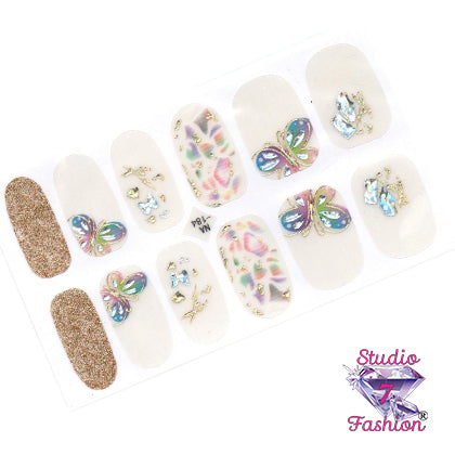 Mystic Butterfly Nail Wraps