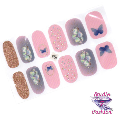 Enchanted Flutter Nail Wraps