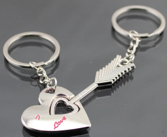 Locked In Love Couples Keychain Pair