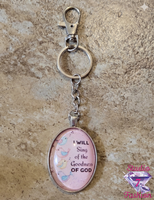 Goodness of God Inspirational Keychain